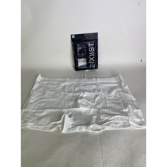 2xist Luxe Dream Low Rise Trunk Boxer Briefs White Mens Size XXL 2XL - Picture 1 of 5